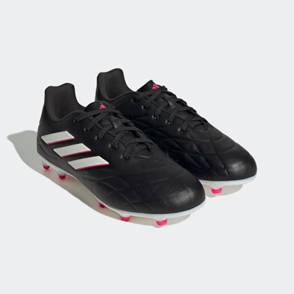 Adidas Kids' Copa Pure.3 Firm Ground Soccer Cleats - Black Pink - Size 3 - Picture 2 of 3